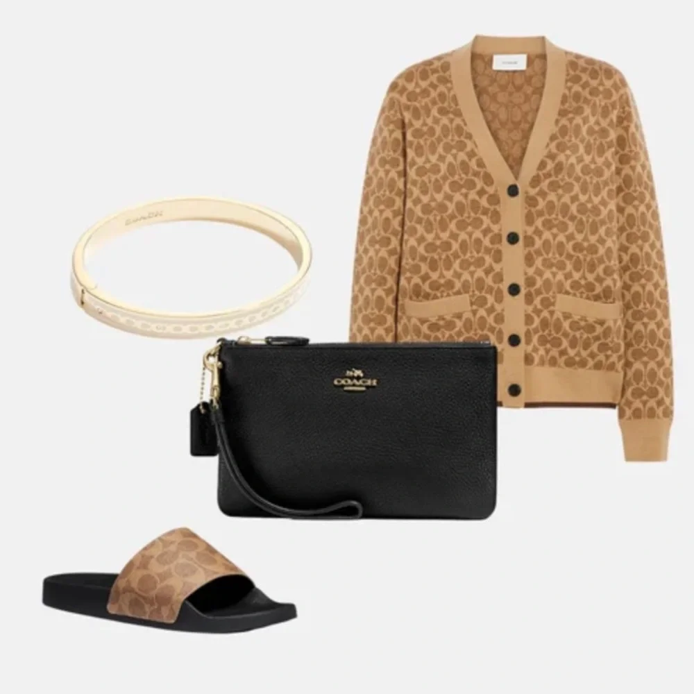 Coach pebbled leather wristlet black authentic - Picture 13 of 15